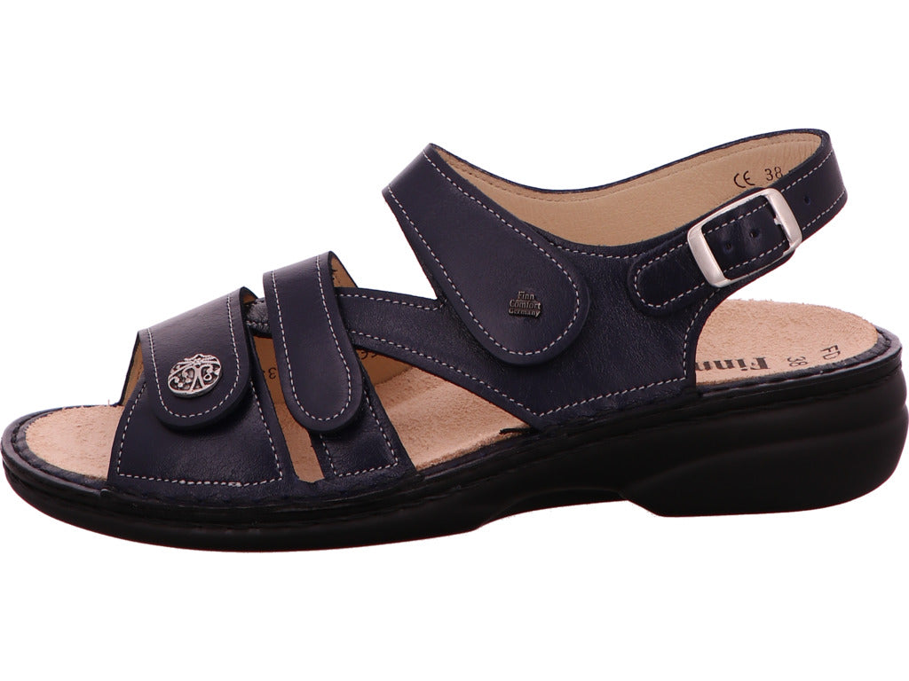 Finn Comfort Damen Sandalette Gomera in dunkelblau