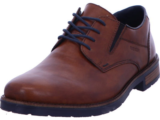 Rieker Herren Schnürschuh  in braun-bunt-kombiniert
