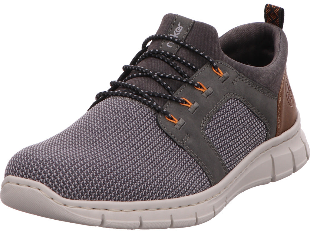 Rieker Herren Sneaker  in grau-bunt-kombiniert