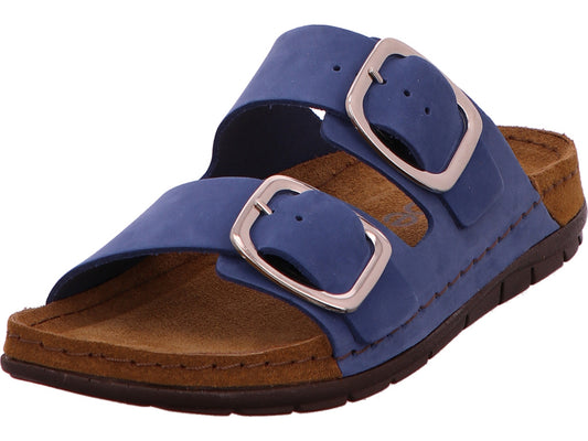 Rohde Damen Pantolette Foggia-D in dunkelblau