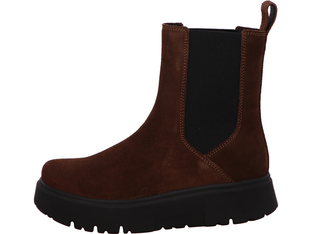 Birkenstock Damen Stiefel Theda Chelsea in dunkelbraun