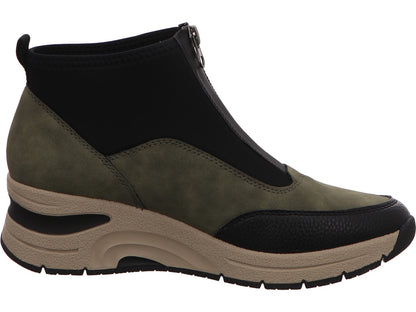 Rieker Damen Stiefel  in schwarz-bunt-kombiniert