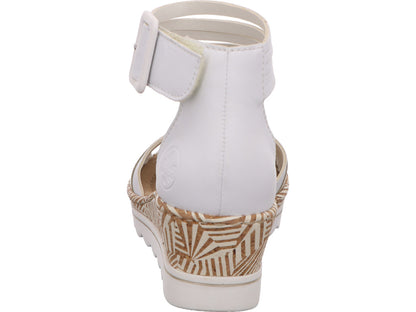 Rieker Damen Sandalette  in weiß-bunt-kombiniert
