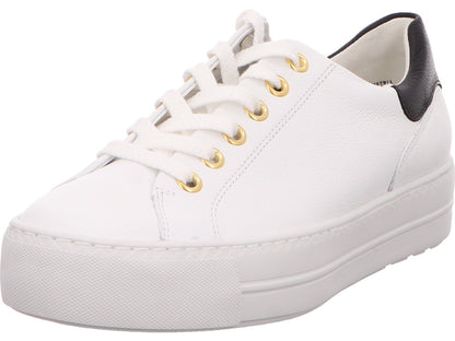 Paul Green Damen Sneaker  in weiß-schwarz-kombiniert