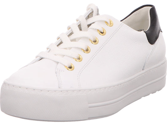 Paul Green Damen Sneaker  in weiß-schwarz-kombiniert