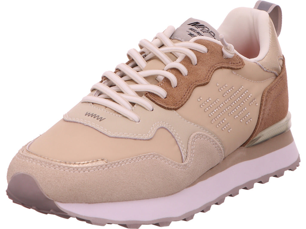 Maripé Damen Sneaker Amsterdam 41 in beige-bunt-kombiniert