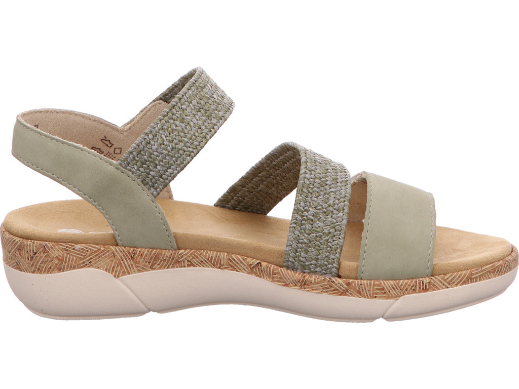 Remonte Damen Sandalette  in grün-kombiniert