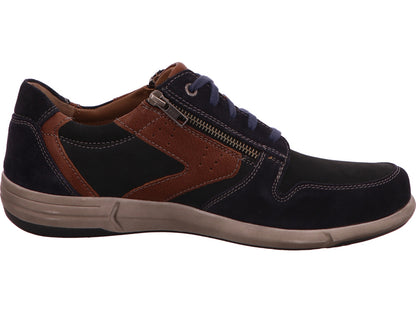 Josef Seibel Herren Halbschuh Enrico 20 in blau-bunt-kombiniert