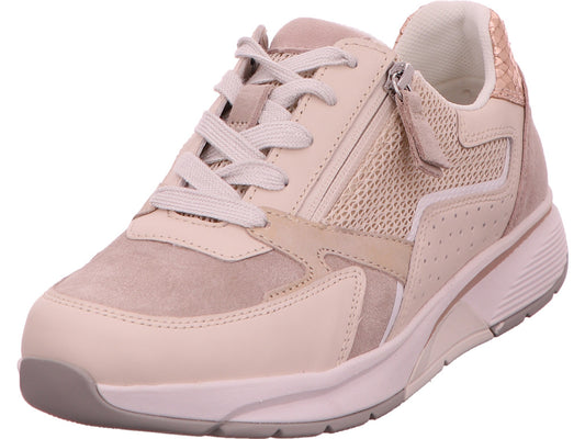 Gabor Damen Sneaker Rolling Soft in beige-bunt-kombiniert