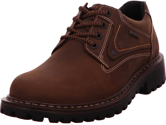 Josef Seibel herenschoen Chance 68, lage uitvoering, in donkerbruin.