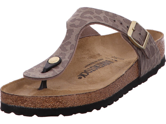 Birkenstock Damen Pantolette Gizeh in grau-kombiniert