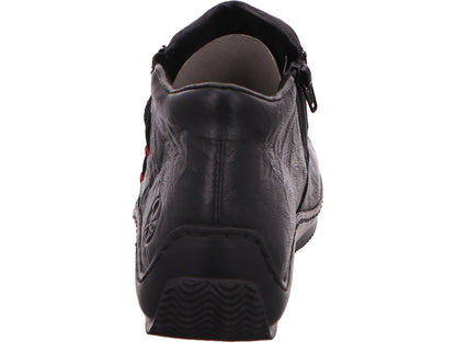 Rieker Damen Stiefel  in schwarz-bunt-kombiniert