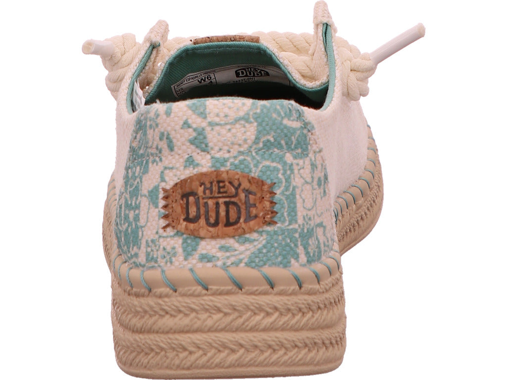 Hey Dude Damen Slipper Wendy Espadrille in beige-bunt-kombiniert