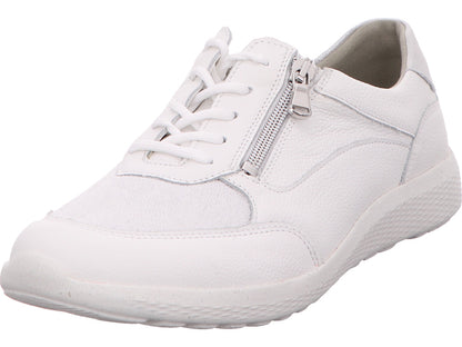 Waldläufer damesschoen K-Kalea met veters in een wit-multicolor combinatie