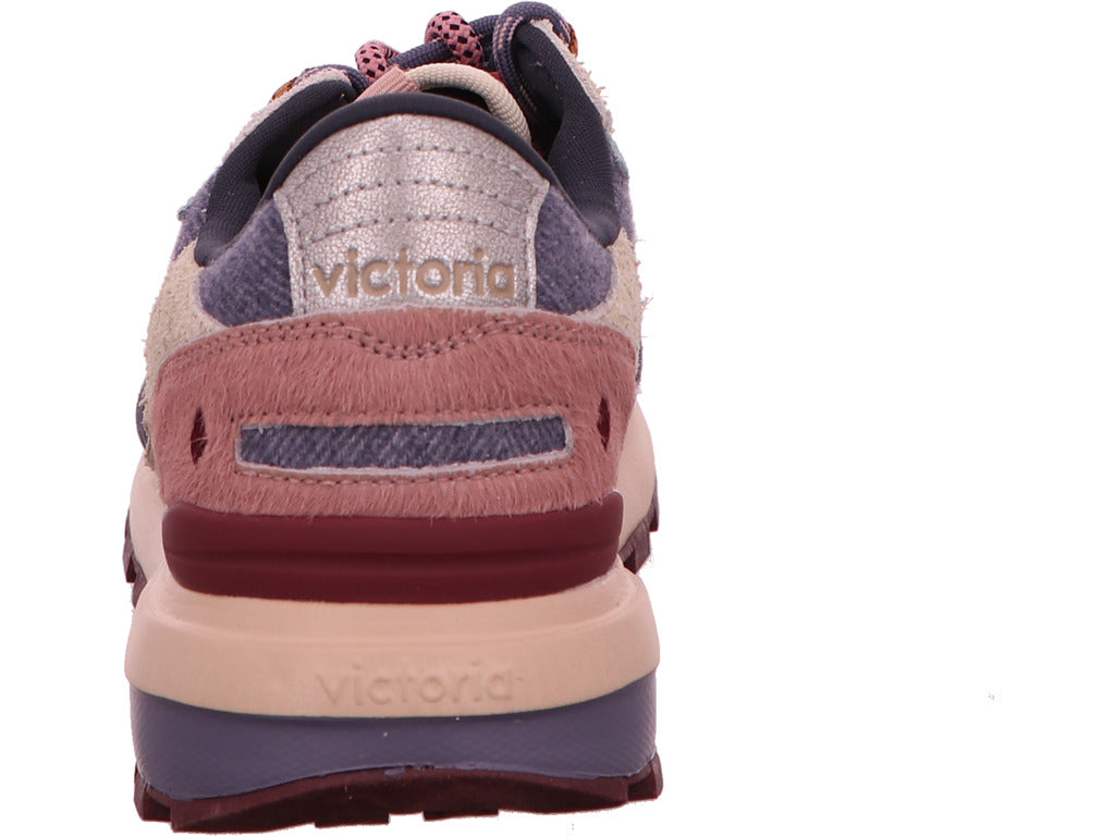 Victoria Damen Sneaker  in blau-bunt-kombiniert
