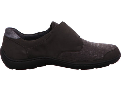 Waldläufer damesslippers Henni in grijs-gecombineerd