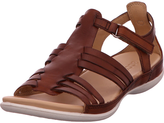 Ecco Damen Sandalette Flash W Roman Sandal in dunkelbraun