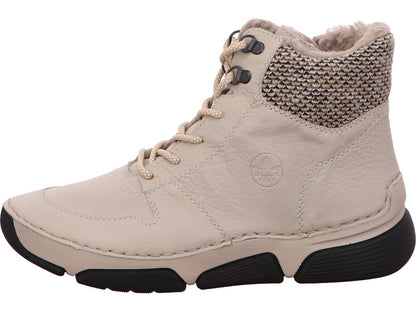 Rieker Damen Stiefel  in weiß-bunt-kombiniert