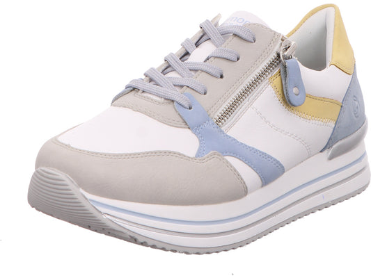 Remonte Damen Sneaker  in weiß-bunt-kombiniert