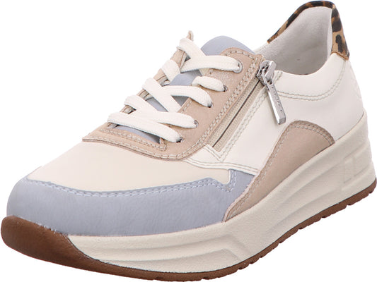 Rieker Damen Sneaker  in weiß-bunt-kombiniert