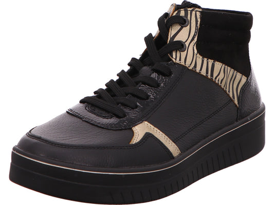 Remonte Damen Sneaker  in schwarz-bunt-kombiniert