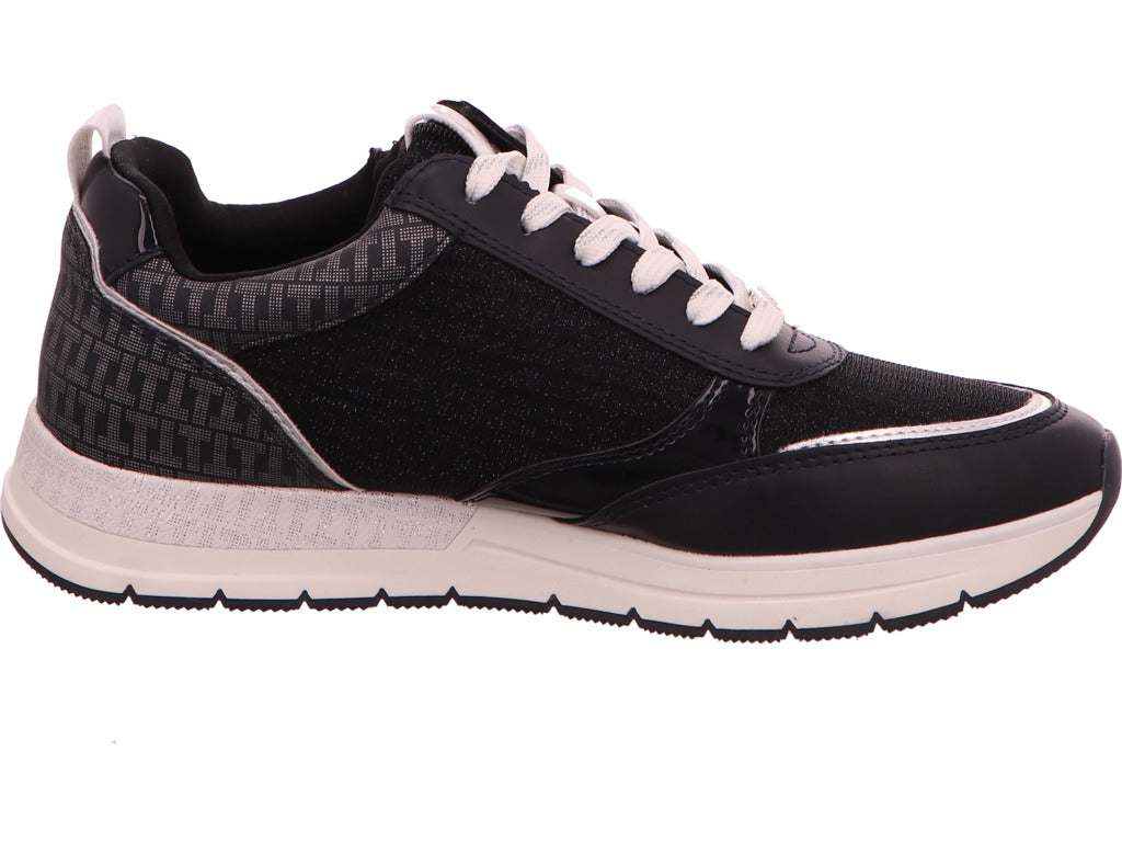 Tamaris Damen Sneaker  in blau-bunt-kombiniert