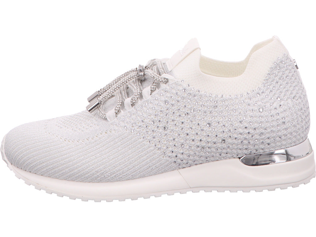 La Strada Damen Sneaker  in weiß-bunt-kombiniert