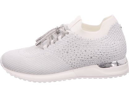 La Strada Damen Sneaker  in weiß-bunt-kombiniert