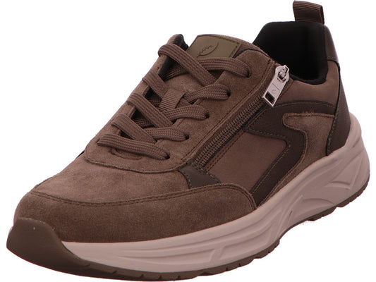 Waldläufer herenschoen Jack in een bruin-multicolor combinatie