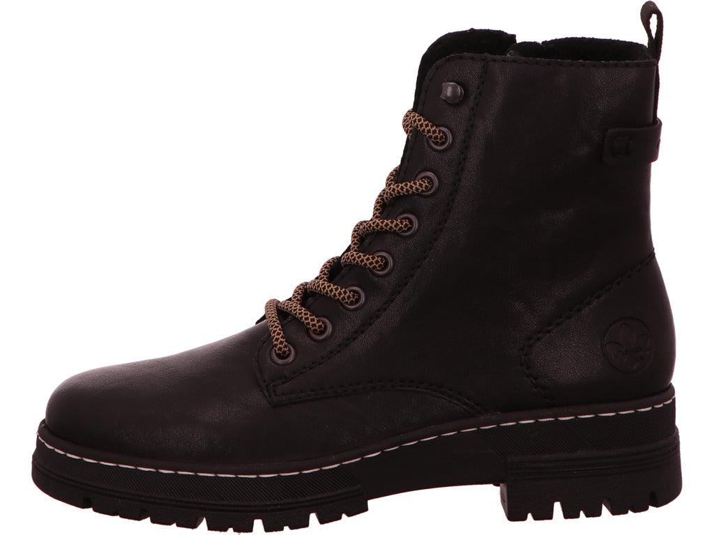 Rieker dameslaarzen in zwart