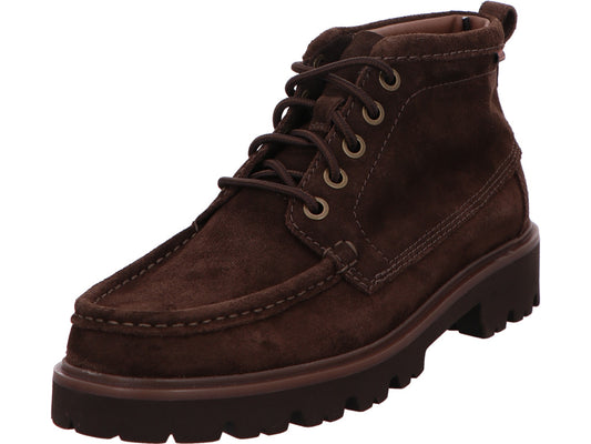 Clarks Herren Stiefel Cleyhill Hi in dunkelbraun
