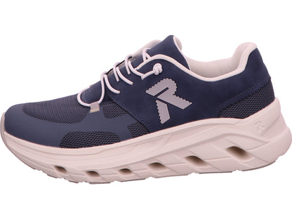 Rieker Damen Sneaker  in blau-kombiniert