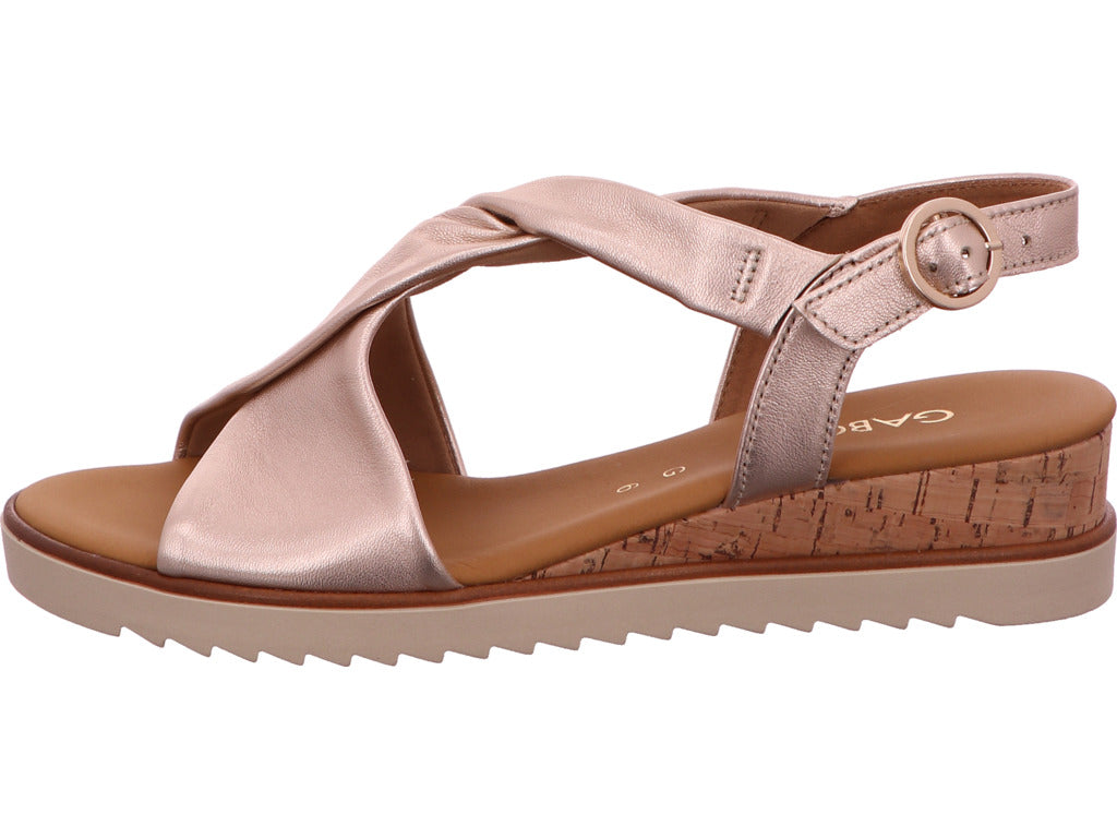 Gabor Comfort Damen Sandalette  in beige