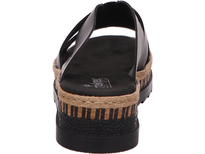 Rieker Damen Pantolette  in schwarz
