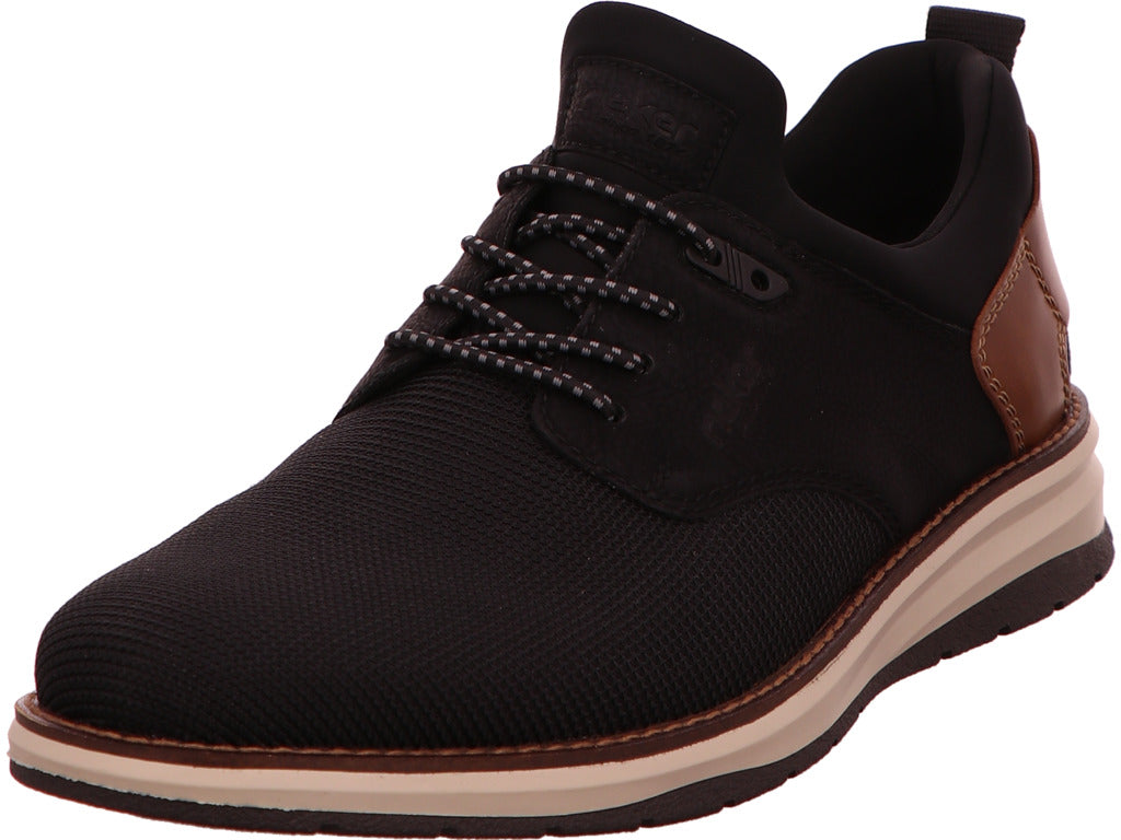 Rieker Herren Halbschuh  in schwarz-kombiniert