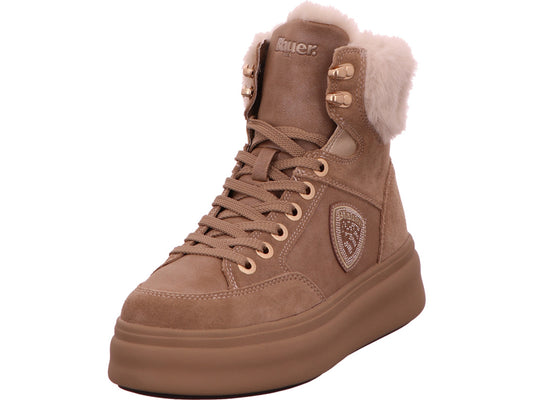 Blauer Shoes Damen Stiefel Emery 01 in dunkelbeige