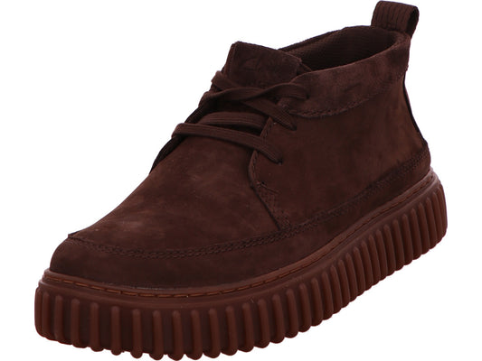 Clarks Herren Stiefel Torhill Lacehi in dunkelbraun