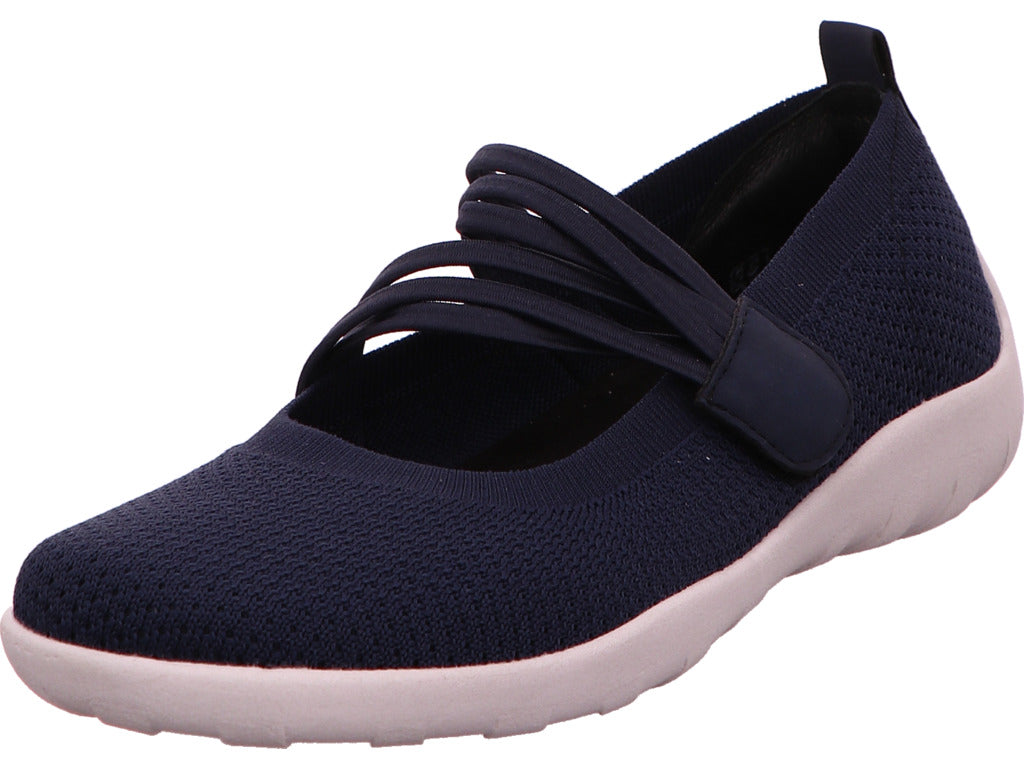 Remonte Damen Slipper  in blau-kombiniert