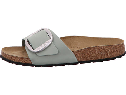 Birkenstock Damen Pantolette Madrid Big Buckle in hellgrün