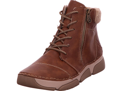 Rieker Damen Stiefel  in braun-bunt-kombiniert