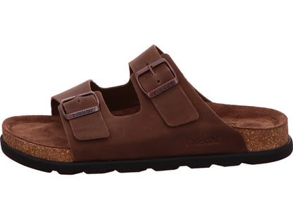 Rieker Herren Pantolette  in hellbraun