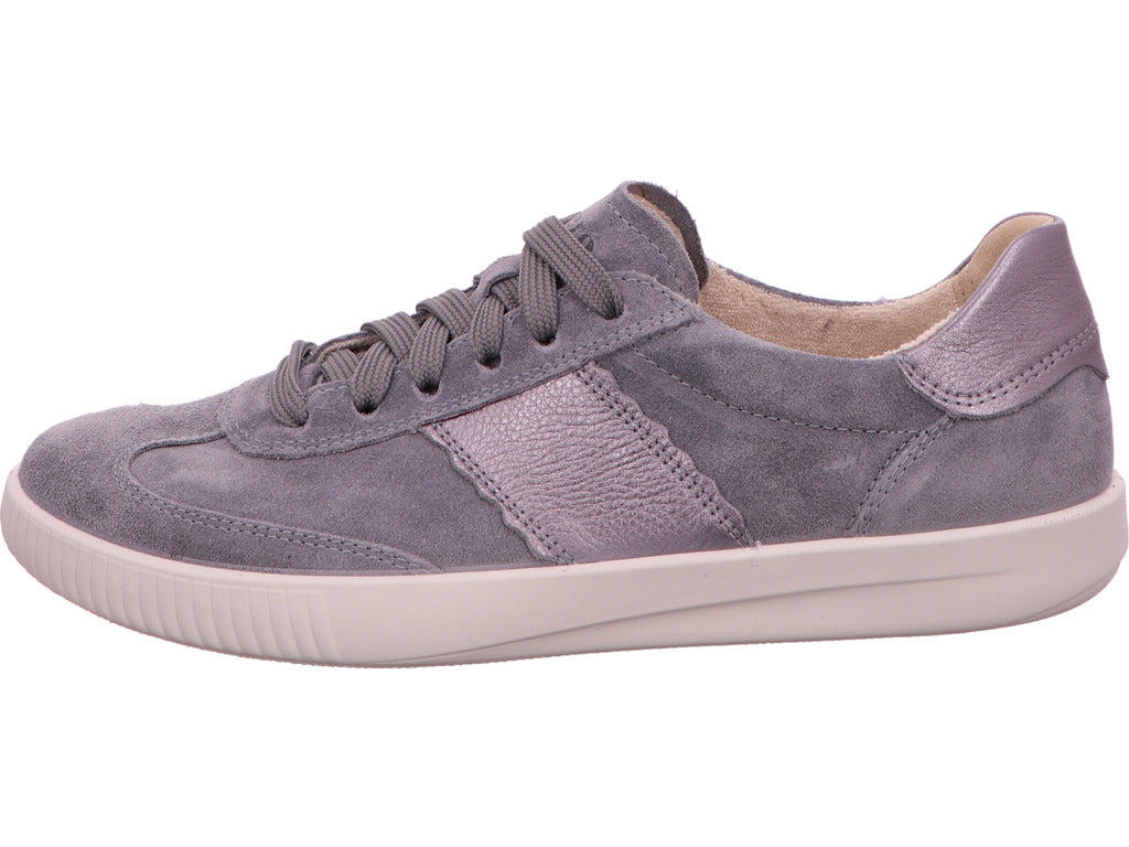 Legero damessneakers in een blauw-gecombineerde uitvoering