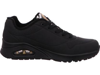 Skechers Damen Sneaker Uno - Metallic Love in schwarz-bunt-kombiniert