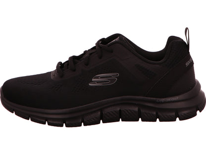 Skechers herensneaker Track - Broader in zwart