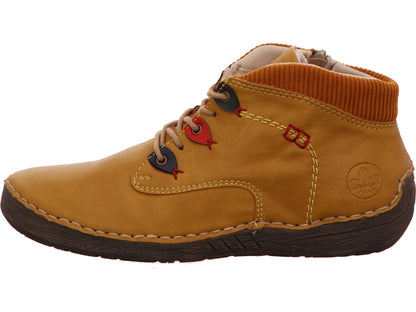 Rieker Damen Stiefel  in dunkelgelb
