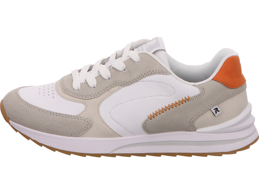 Rieker Damen Sneaker Evolution in weiß-bunt-kombiniert