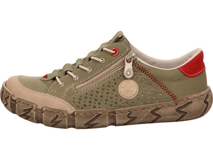Rieker Damen Sneaker  in grün-bunt-kombiniert