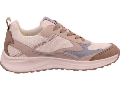 Waldläufer Damen Schnürschuh H-Laila in beige-bunt-kombiniert
