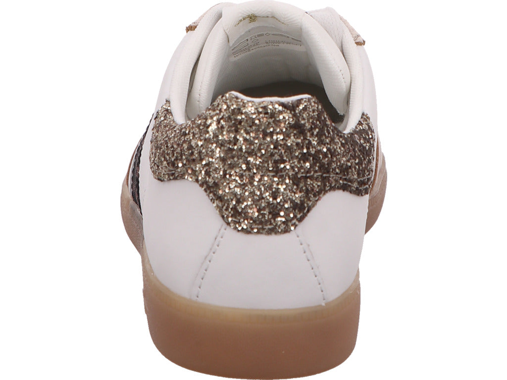 Tamaris Damen Sneaker  in weiß-bunt-kombiniert