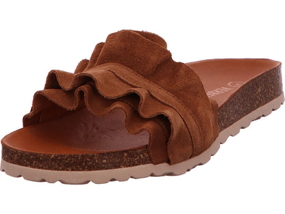 Fun Verbenas Damen Pantolette  in dunkelbraun